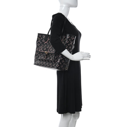 Louis Vuitton Monogram Fall For You Neverfull MM Black 2 of 10