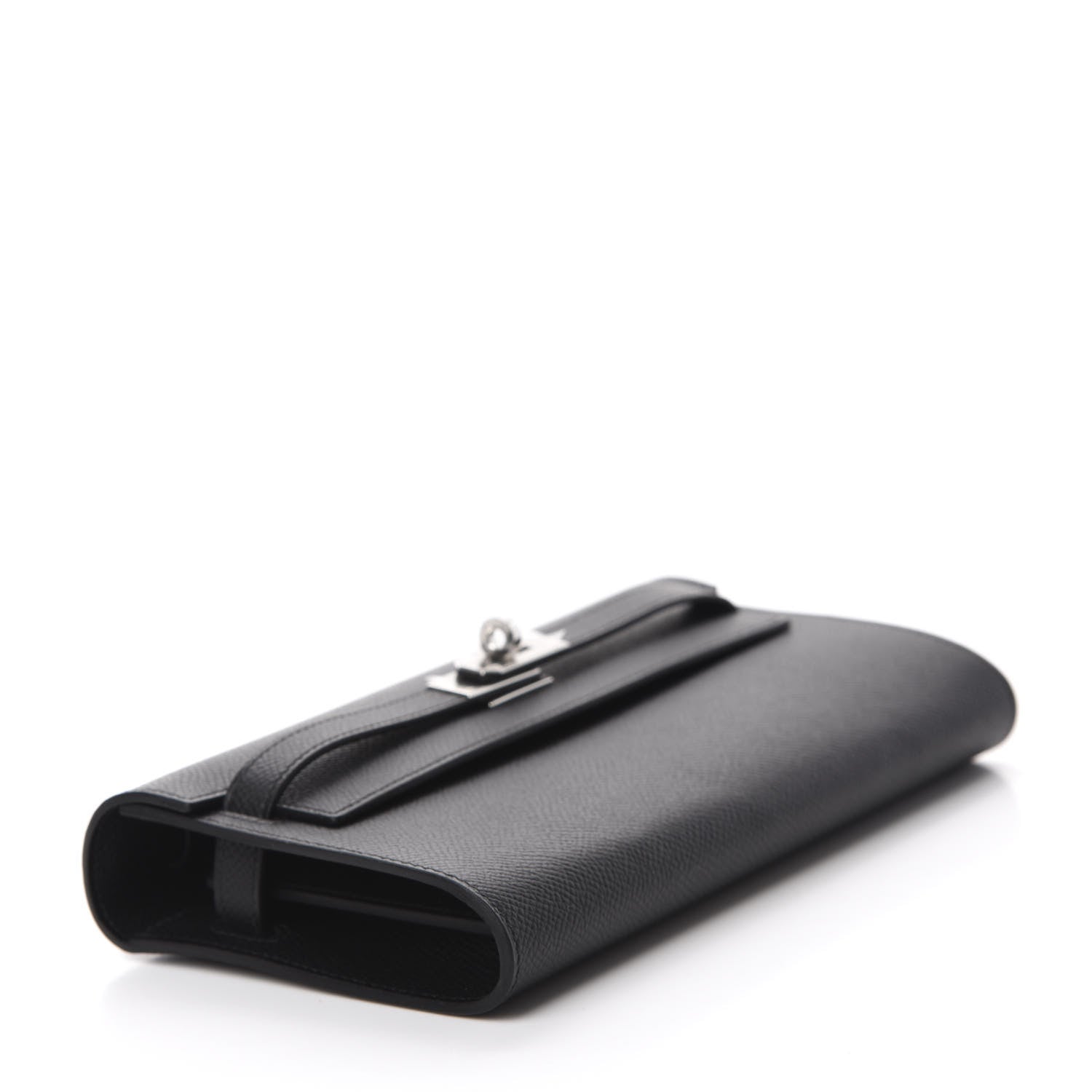 Hermes Epsom Kelly Wallet To Go Black 4 of 10