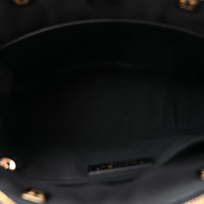 Chanel Patent Quilted Shiny Coco Small Shopping Bag Black 5 of 12