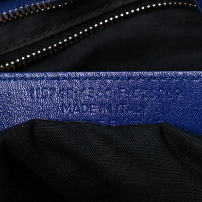 Balenciaga Chevre Gold Metallic Edge Hardware City Bleu Roi 7 of 13
