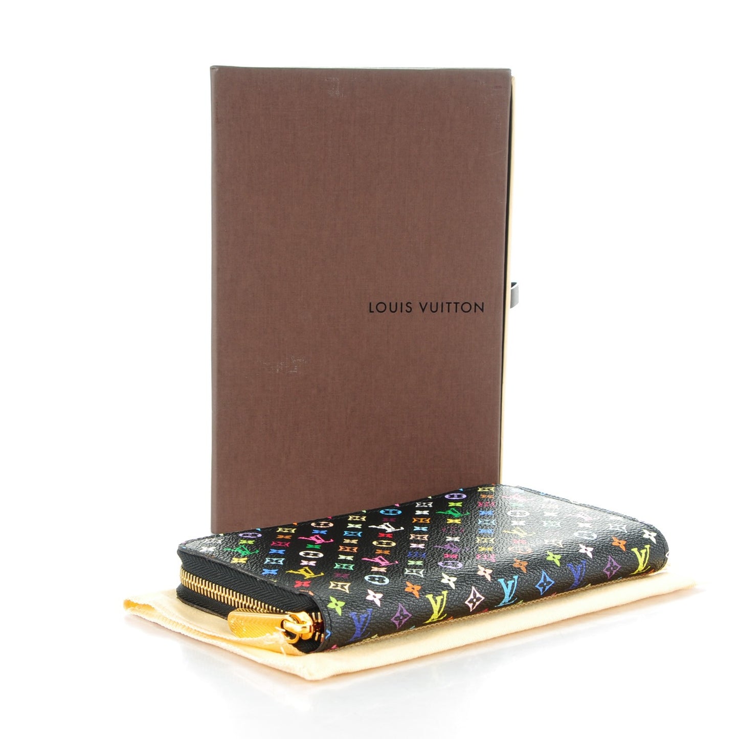 Monogram Multicolor Zippy Wallet Black Grenade