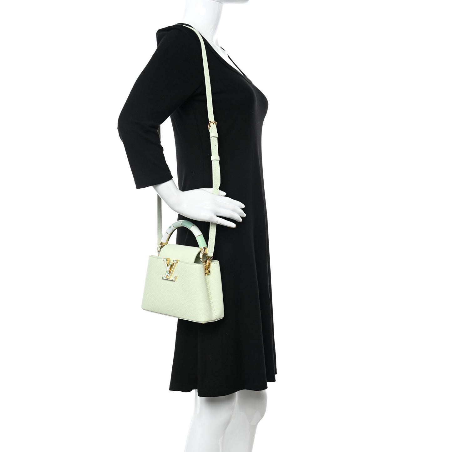 Taurillon Karung Mini Capucines Vert D'eau Green
