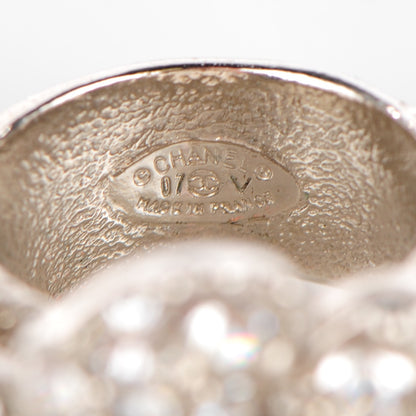 Chanel Swarovski Crystal Camellia Ring 6.5 4 of 5