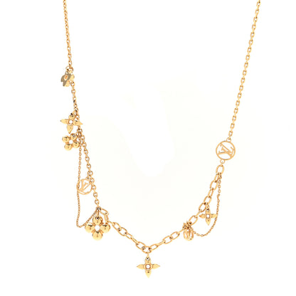 Louis Vuitton Blooming Supple Necklace Gold 1 of 7