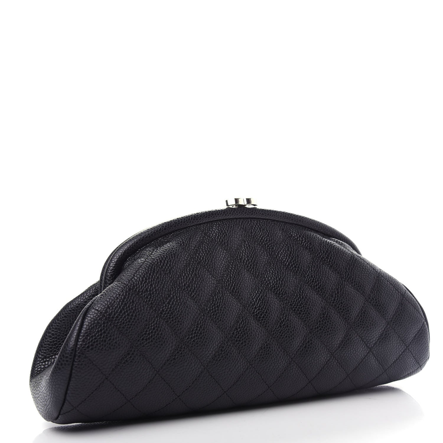Chanel Caviar Quilted Timeless Clutch Black 3 of 8