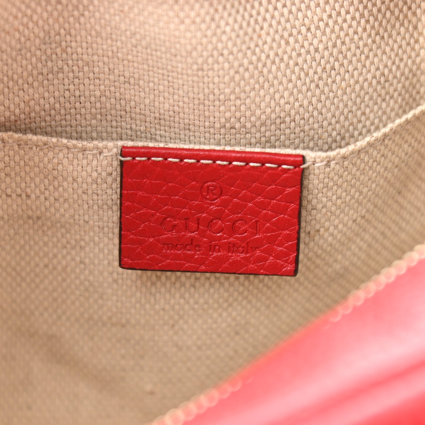 Pebbled Calfskin Small Soho Disco Bag Tabasco Red