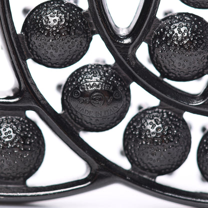 Chanel Crystal CC Brooch Black 4 of 5