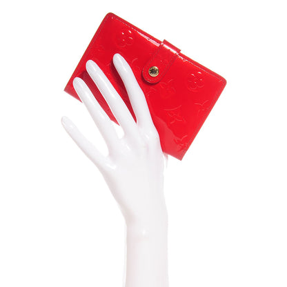 Louis Vuitton Vernis French Purse Wallet Pomme D'Amour 2 of 7