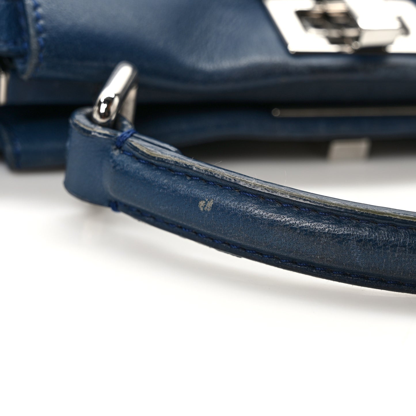 Nappa Mini Peekaboo Iconic Satchel Dark Blue