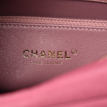 Chanel Caviar Quilted Business Affinity Camera Case Dark Pink 6 of 10