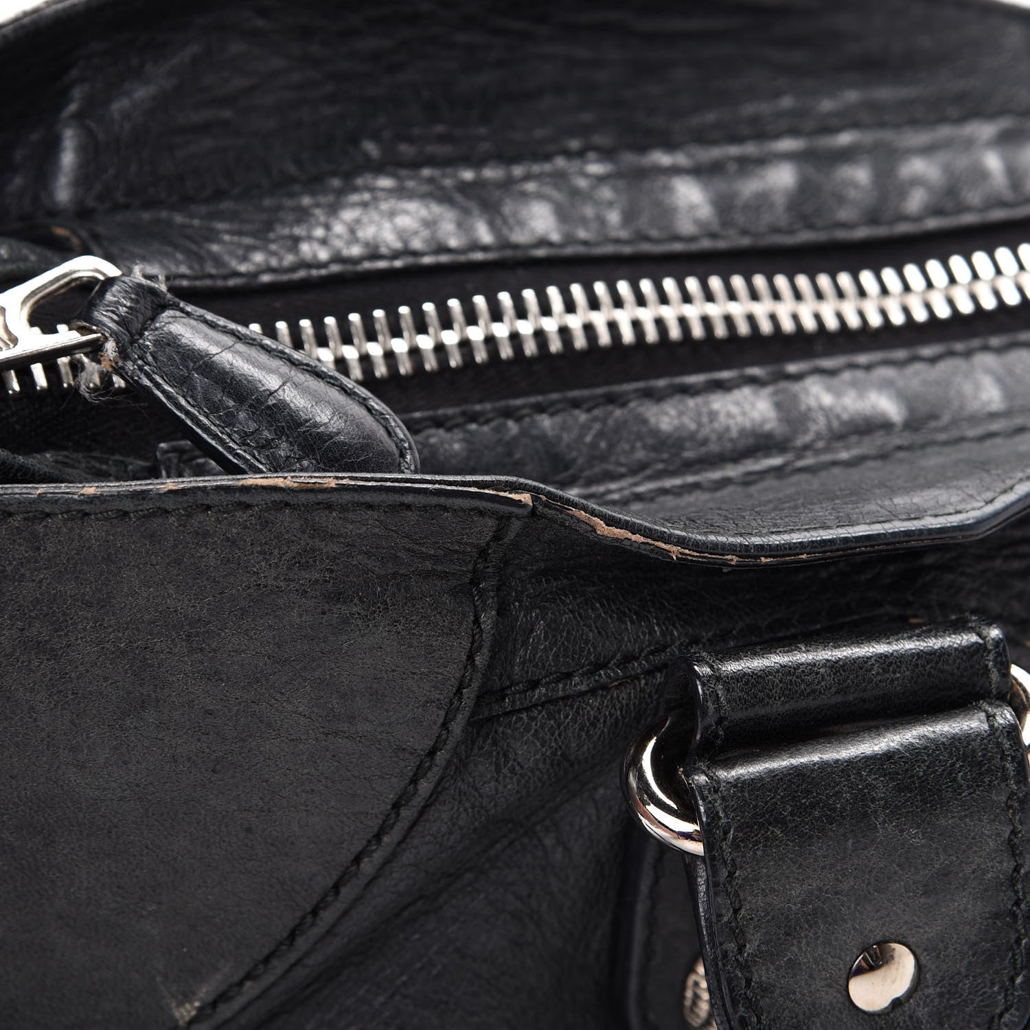 Balenciaga Agneau Giant 21 Silver Hardware Part Time Black 16 of 23