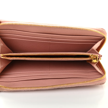 Prada Saffiano Metal Zip Around Wallet Pesco 5 of 16