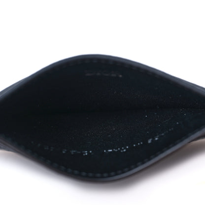 Christian Dior Grained Calfskin Card Holder Black 5 of 7