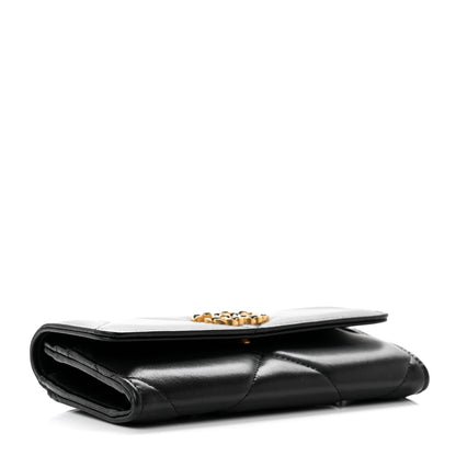 Chanel Lambskin Quilted Chanel 19 Flap Wallet Black 4 of 8