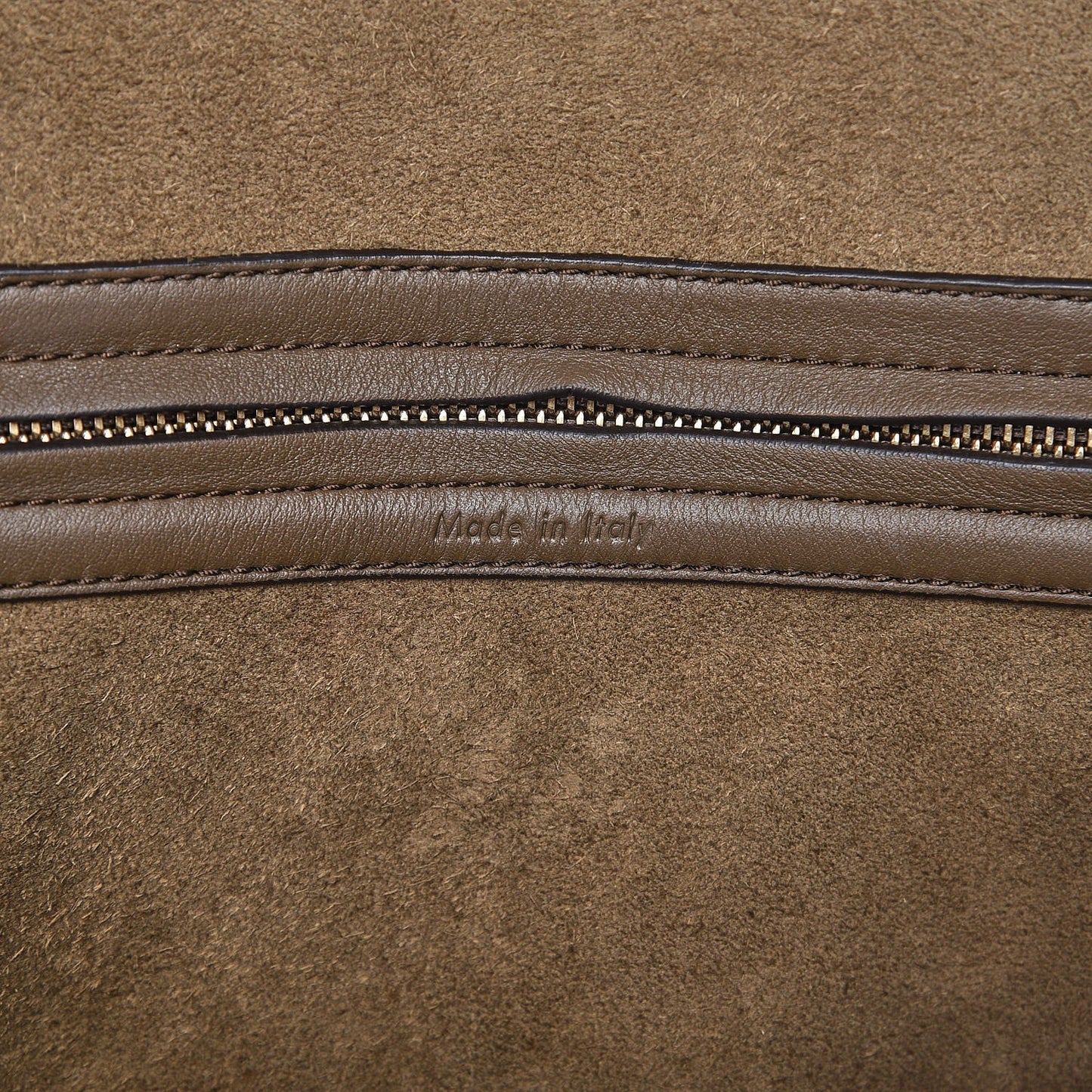 Supple Calfskin Medium Phantom Luggage Khaki