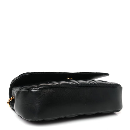 Versace Nappa Quilted Virtus Evening Bag Black 4 of 8