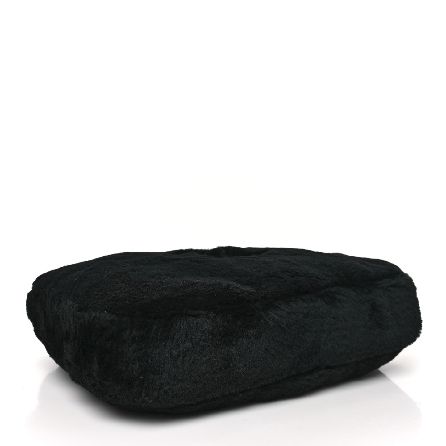 Shearling CC Flat Mules 37 Black