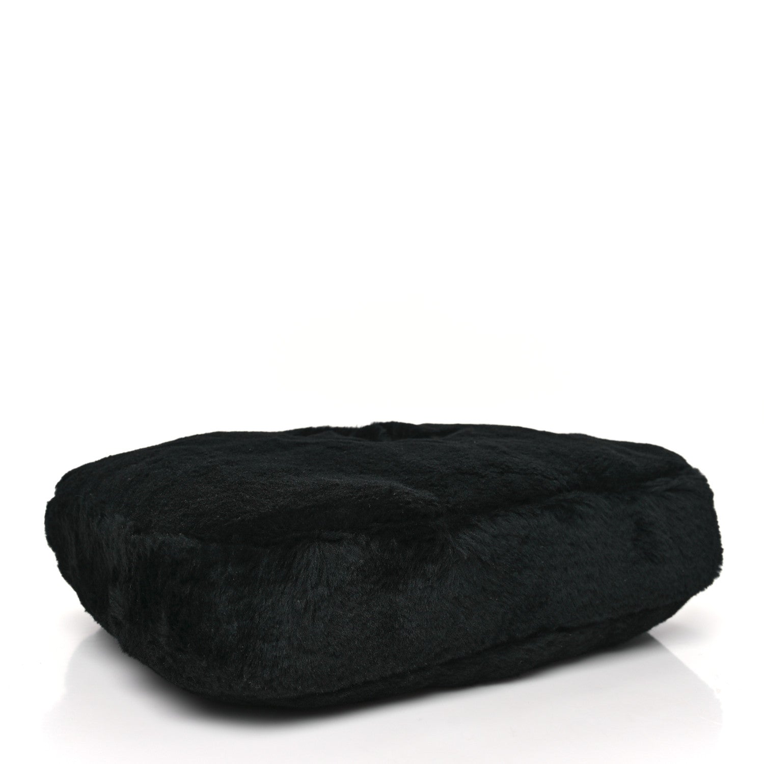 Chanel Shearling CC Flat Mules 37 Black 12 of 18