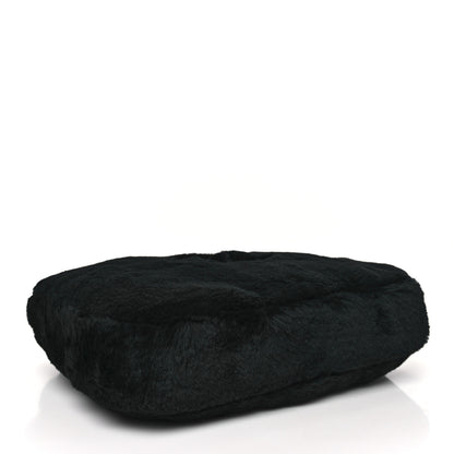 Chanel Shearling CC Flat Mules 37 Black 12 of 18