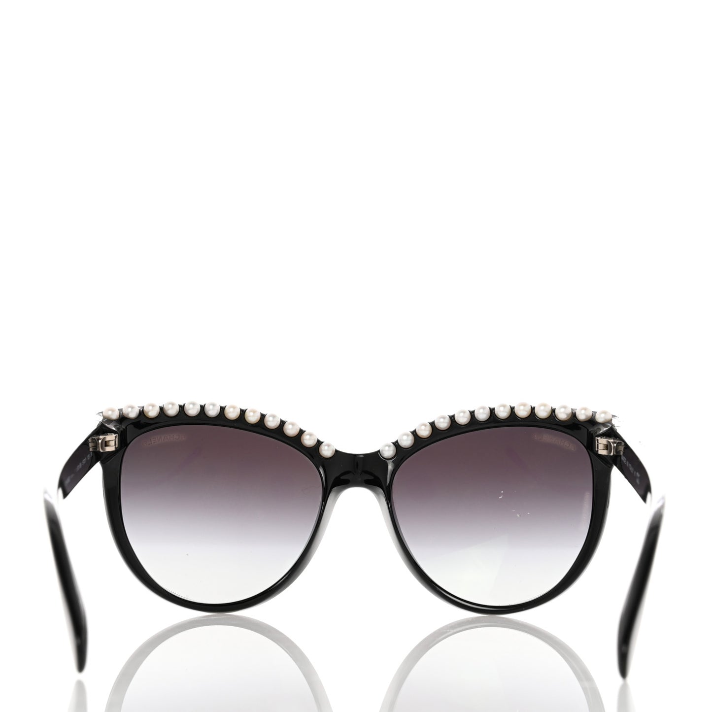Freshwater Cultured Pearl Butterfly Sunglasses 6040-H Black