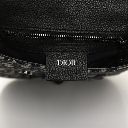Christian Dior Oblique Saddle Pouch Blue 5 of 11