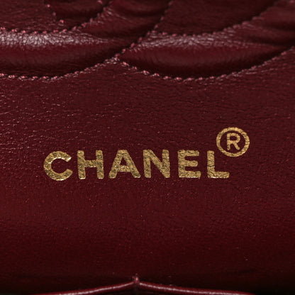 Chanel Lambskin Quilted Medium Double Flap Black 6 of 9