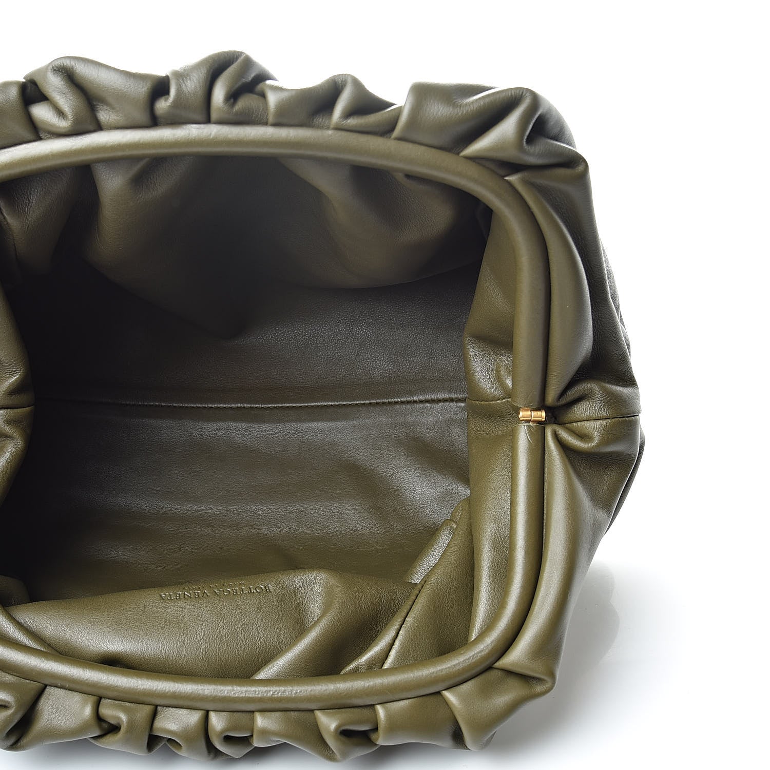 Bottega Veneta Smooth Butter Calf The Pouch Oversized Clutch Mustard 5 of 7