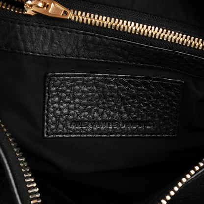Alexander Wang Pebbled Lambskin Rocco Duffel Black Pale Gold Hardware 6 of 8