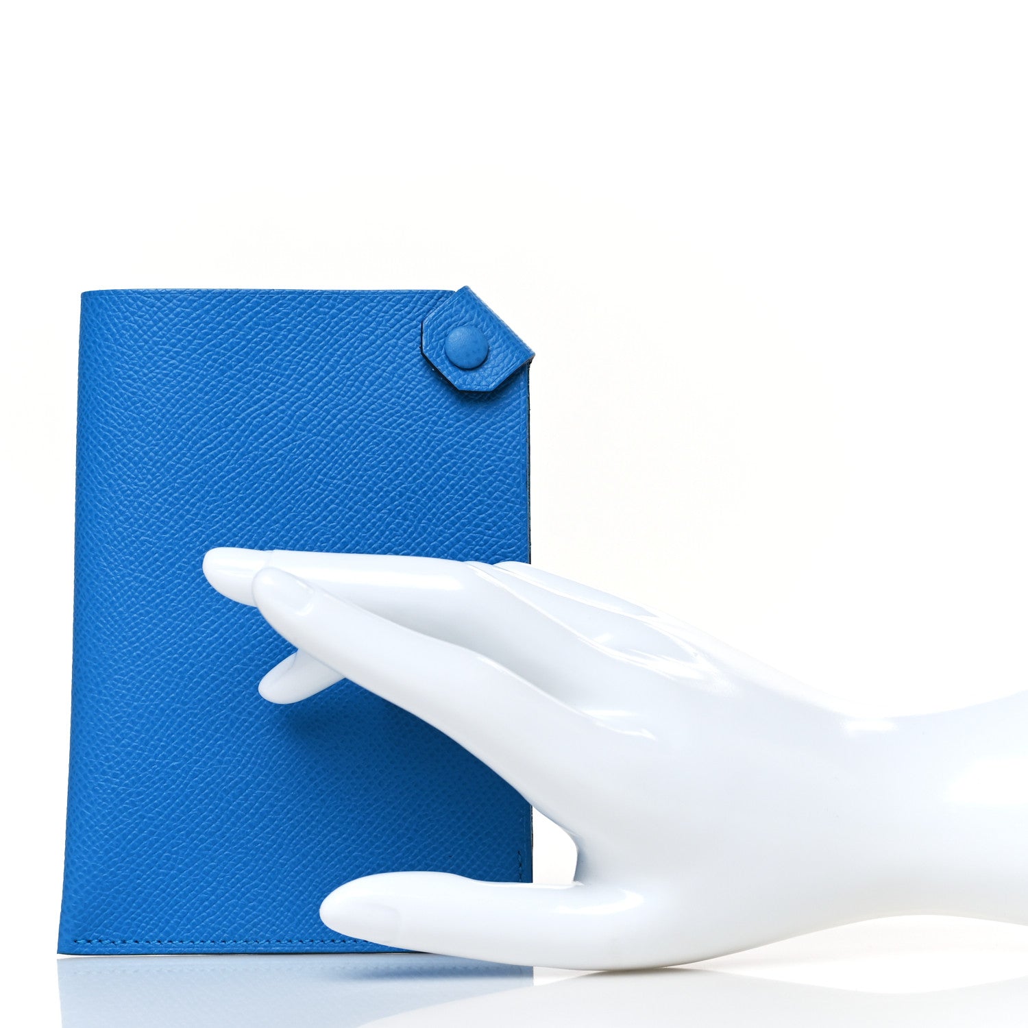 Hermes Epsom Tarmac PM Passport Holder Bleu Zanzibar 2 of 7