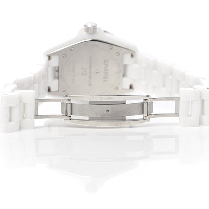 Chanel Stainless Steel Ceramic 38mm J12 Limited Edition Mademoiselle Automatic Watch White 6 of 7