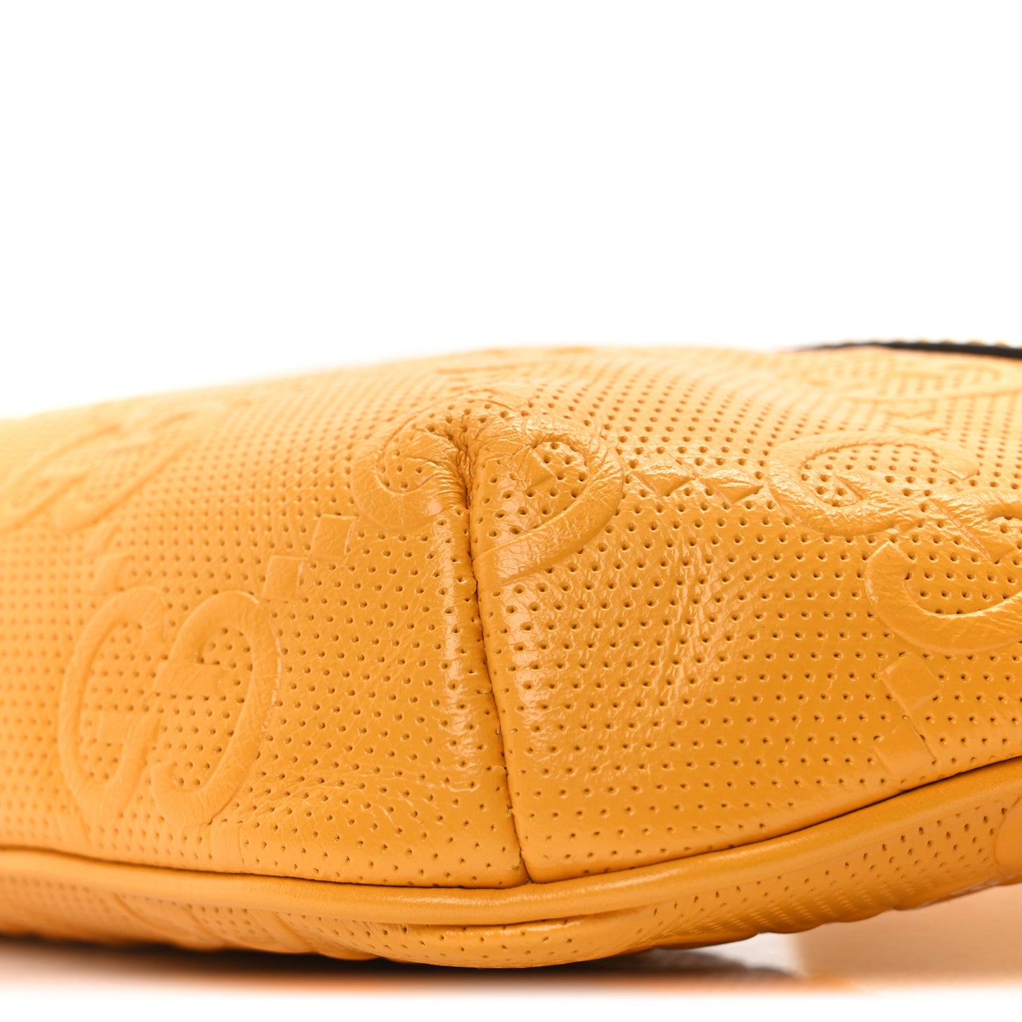 Calfskin GG Tennis Embossed Belt Bag Crop