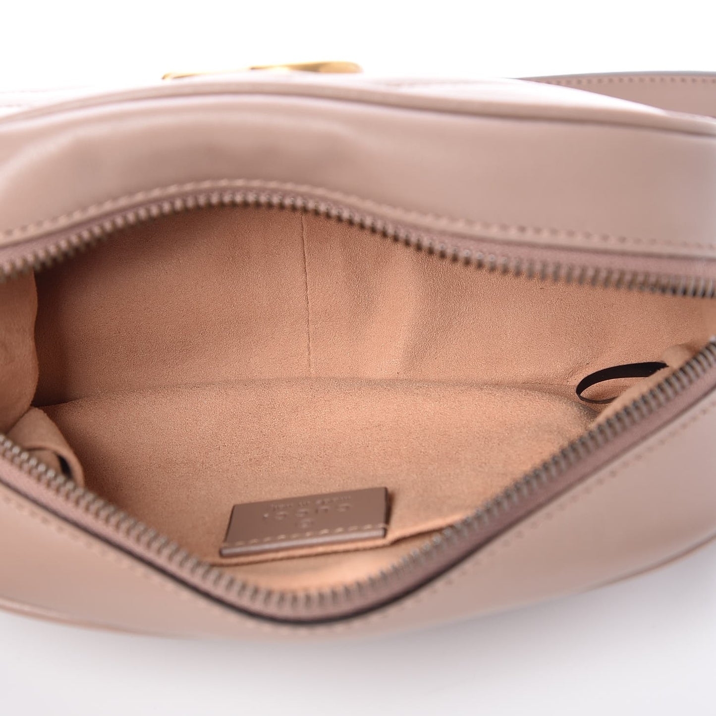 Calfskin Matelasse Mini GG Marmont Chain Shoulder Bag Porcelain Rose