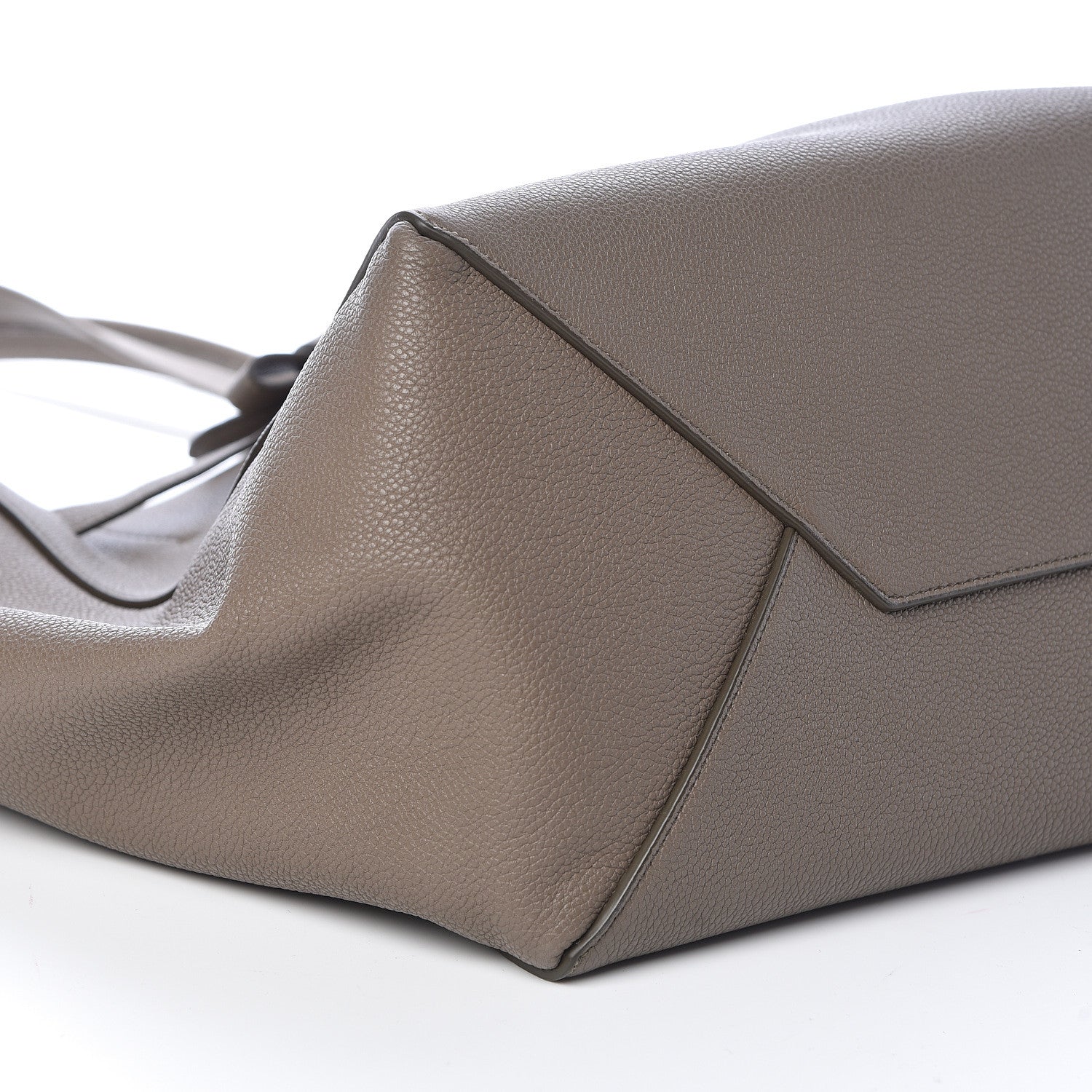 Celine Soft Grained Calfskin Small Belt Cabas Phantom Taupe 9 of 10