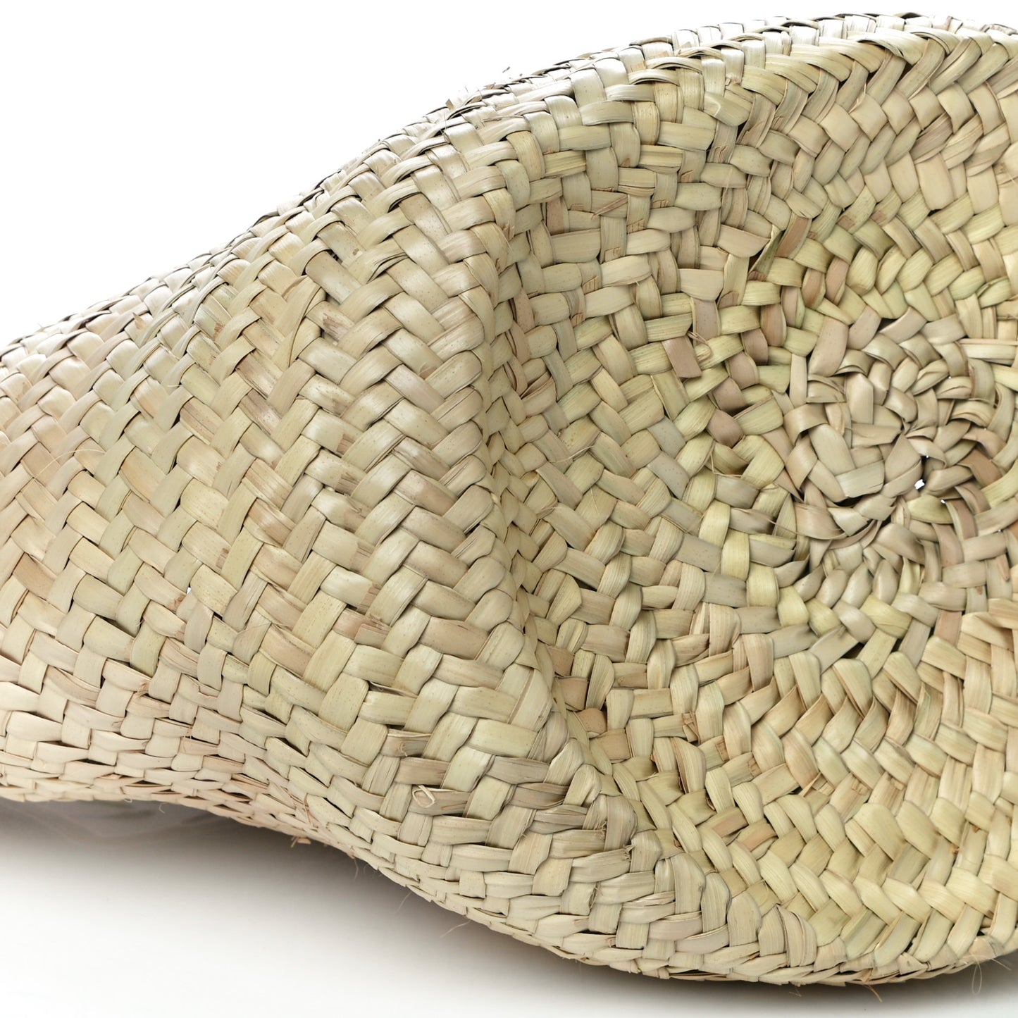 Woven Straw Loubishore Tote Yellow