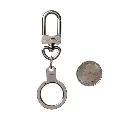 Louis Vuitton Pochette Extender Key Ring Silver 2 of 5