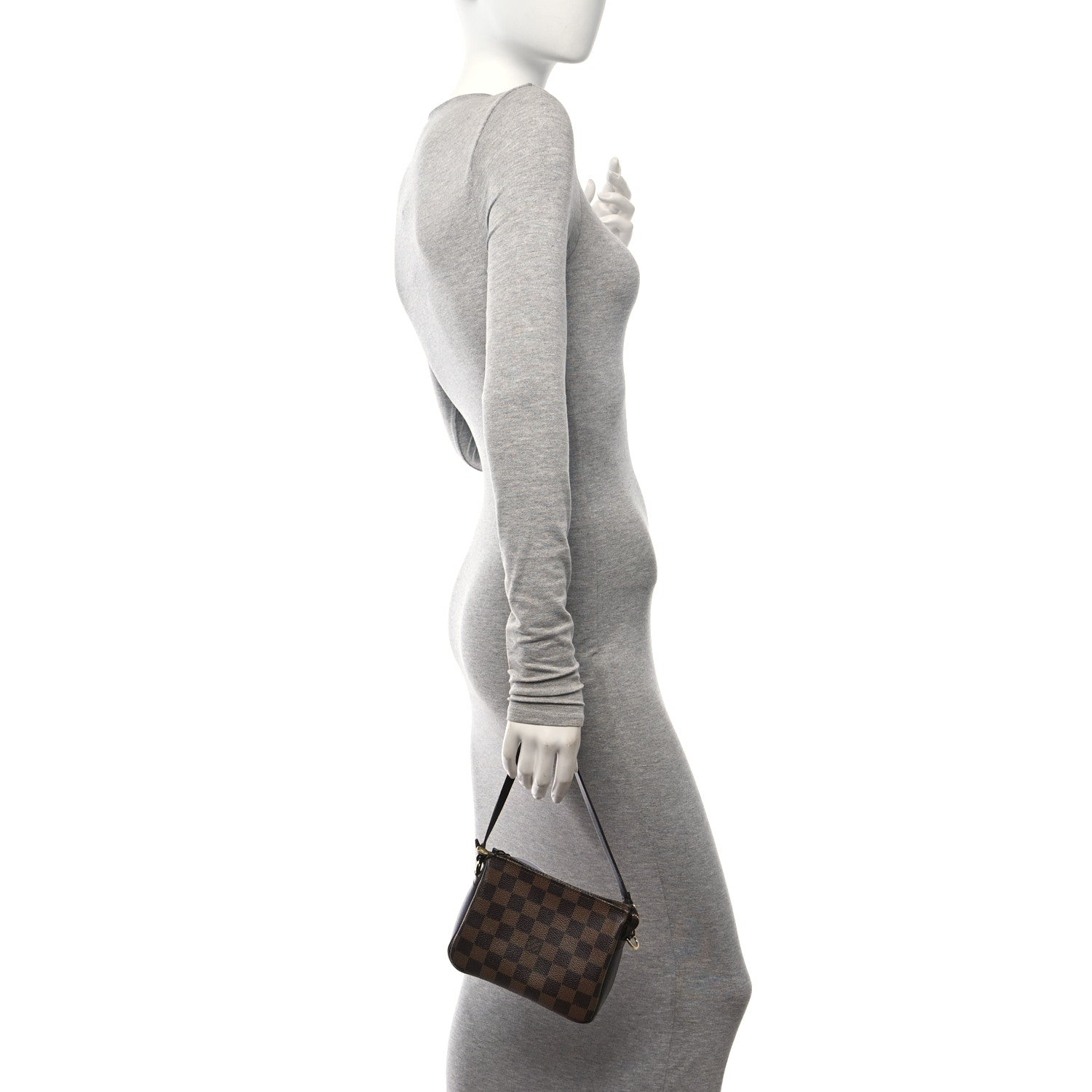 Louis Vuitton Damier Ebene Trousse Make Up Bag Pochette 2 of 9
