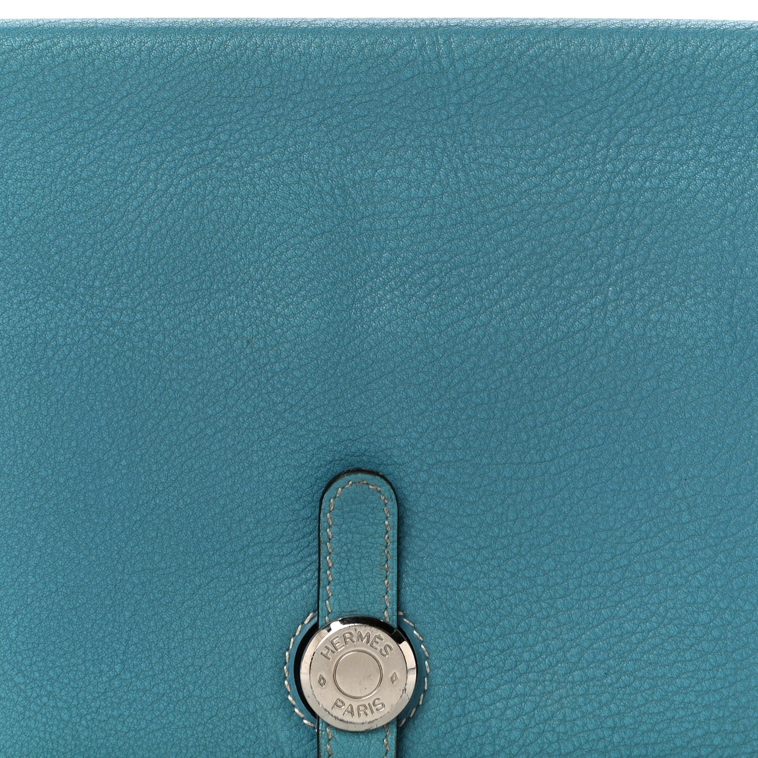 Hermes Togo Dogon Duo Wallet Blue Jean 13 of 13