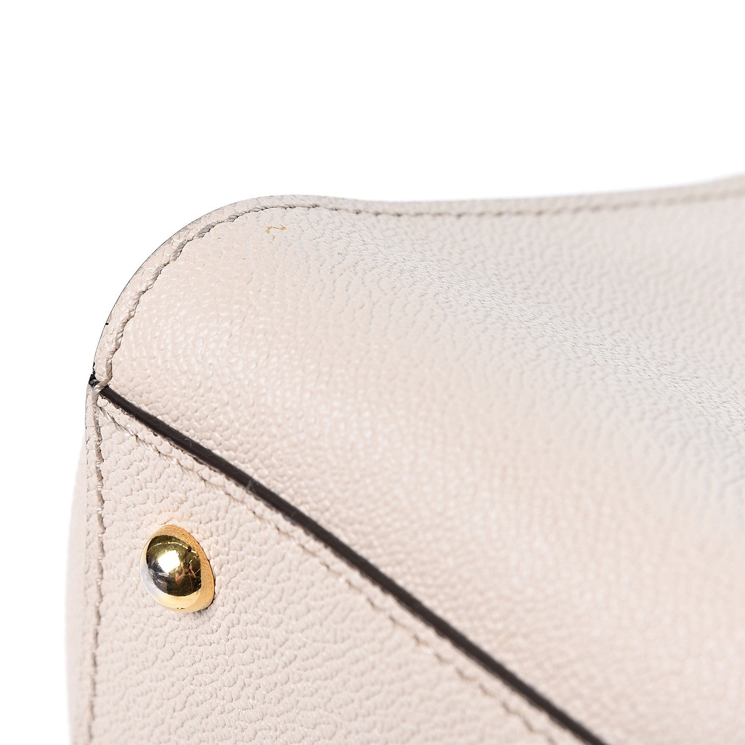 Burberry Soft Grain Calfskin Small Buckle Tote Limestone 12 of 12