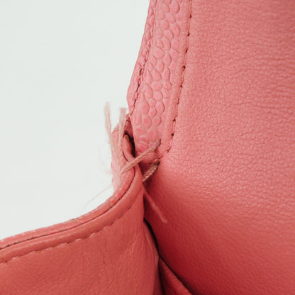 Chanel Caviar Quilted Medium Double Flap Pink 7 of 17