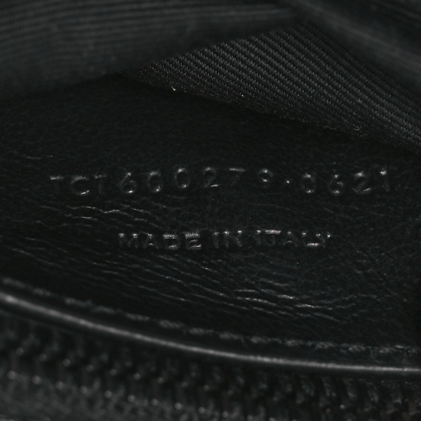 Sheepskin Matelasse Chevron Monogram Monochrome Medium College Bag Black