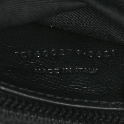 Saint Laurent Sheepskin Matelasse Chevron Monogram Monochrome Medium College Bag Black 7 of 11