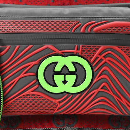 Gucci Jersey GG Monogram All Over Sporty Belt Bag Green Grey Multicolor 7 of 9