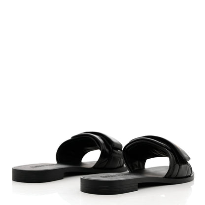 Christian Dior Calfskin Cannage Dio(r)evolution Slide Sandals 36 Black 4 of 10