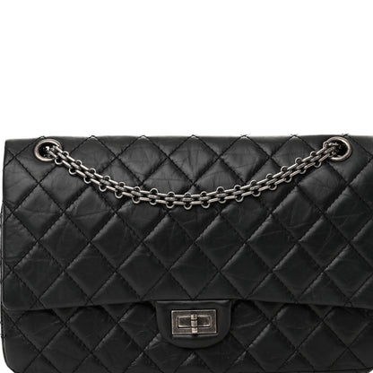 Chanel Aged Calfskin Quilted 2.55 Reissue 226 Flap Black 8 of 17