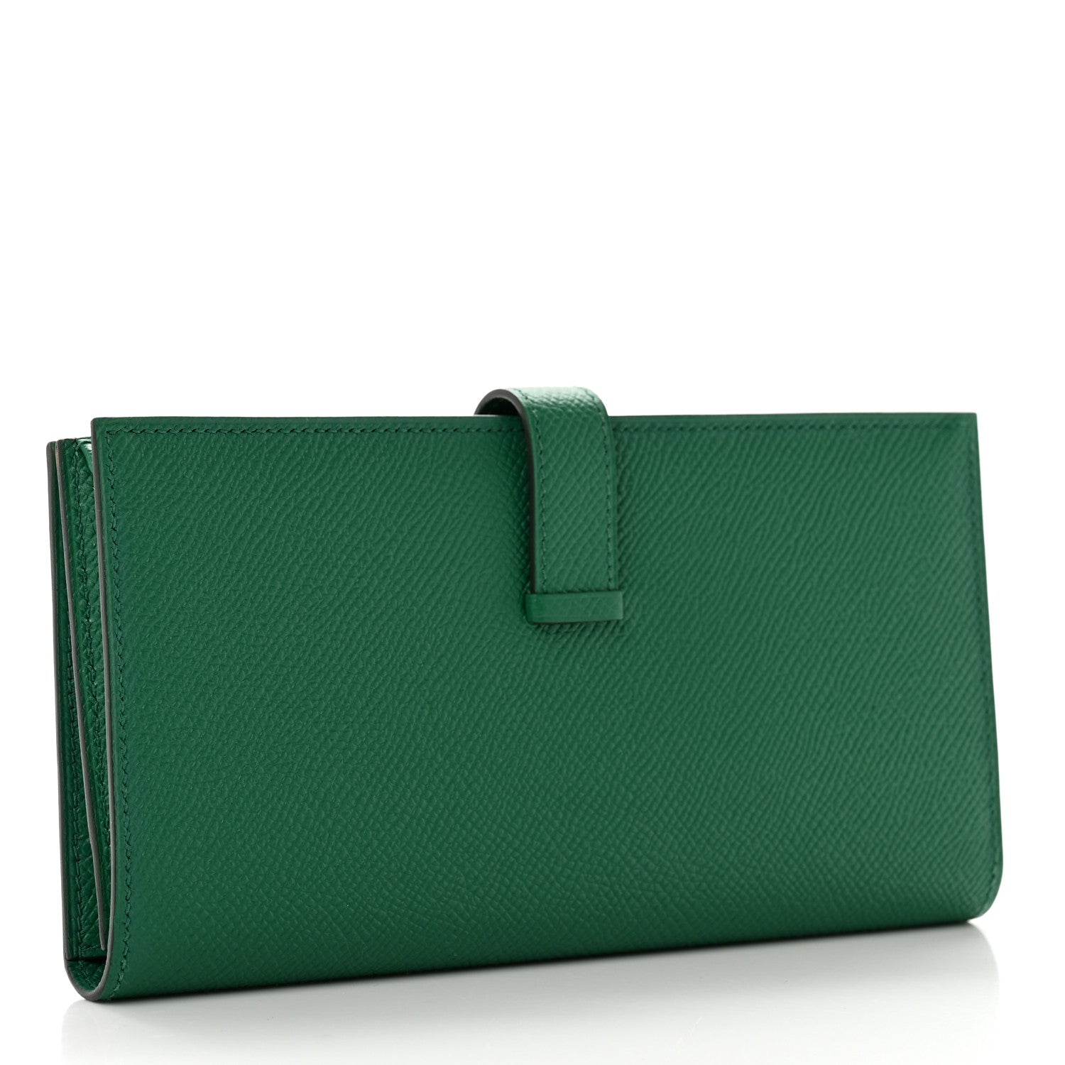 Hermes Epsom Bearn Gusset Wallet Vert Bengale 3 of 7