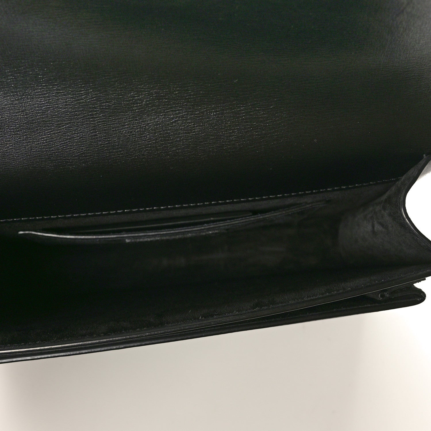 Saint Laurent Smooth Calfskin Medium Monogram Sunset Satchel Black 5 of 10