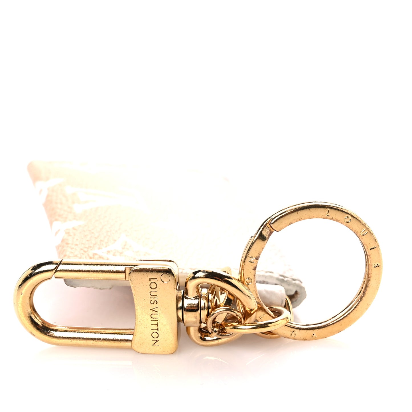 Monogram By The Pool Kirigami Pouch Key Holder Bag Charm Brume