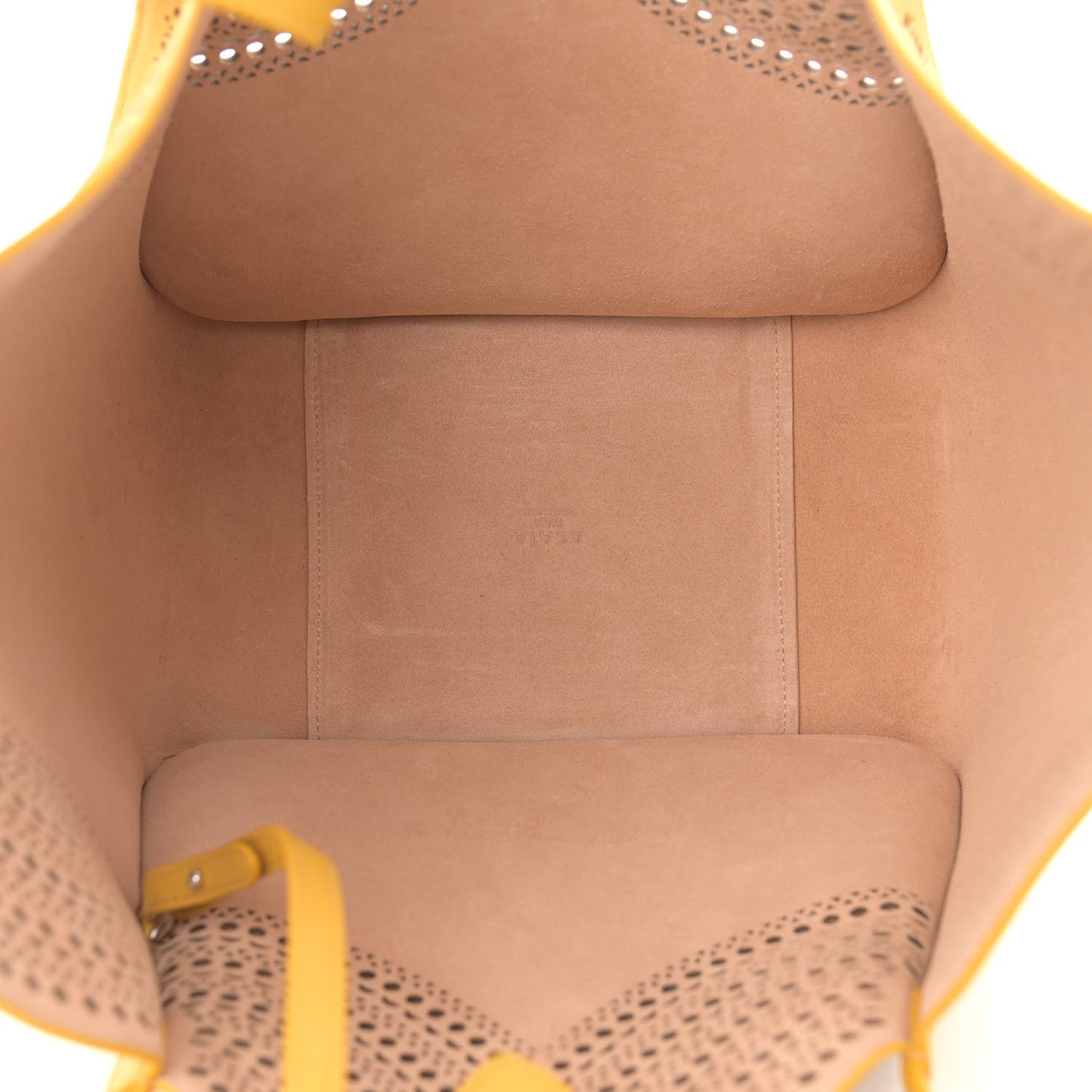 Calfskin Vienne Lili 22 Tote Jaune Safran