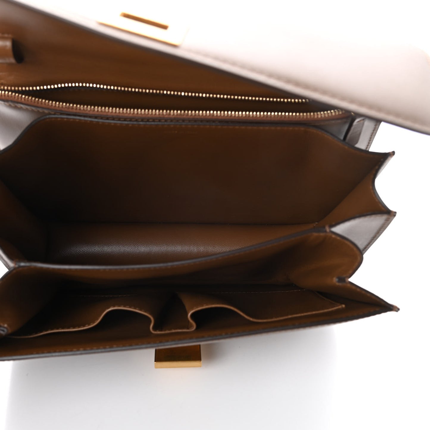 Box Calfskin Medium Classic Box Flap Bag Camel