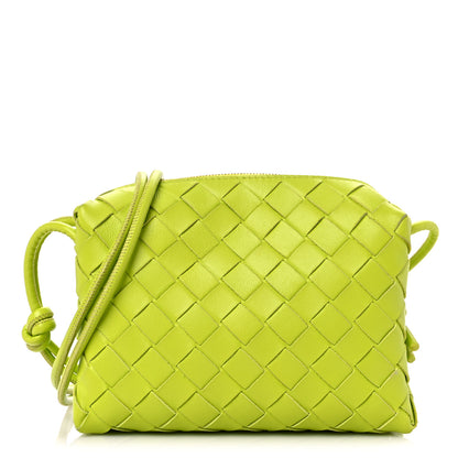 Bottega Veneta Nappa Intrecciato Mini Loop Camera Bag Acid Kiwi 1 of 10